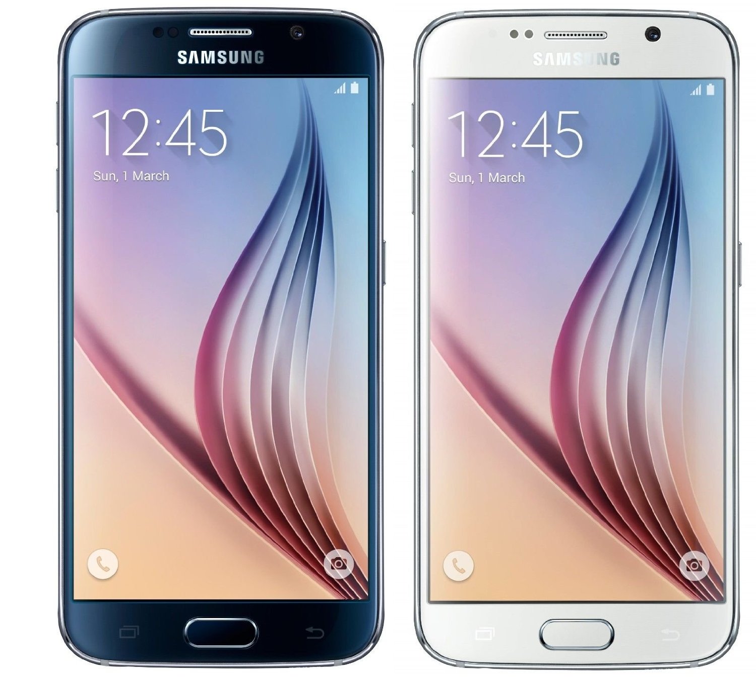Reklaminė Samsung "Galaxy S6" ir "Galaxy S6 Edge"  telefonų nuotruka.